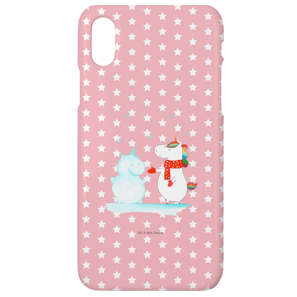 Handyhülle Einhorn Schneemann Handyhülle, Handycover, Cover, Handy, Hülle, Iphone 10, Iphone X, Einhorn, Einhörner, Einhorn Deko, Unicorn, Schneemann, Winter, Schnee, Kuchen, Weihnachten, kalt, Mütze, Handschuhe, X-Mas