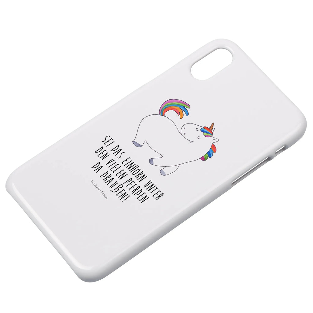 Handyhülle Einhorn Stolzieren Handyhülle, Handycover, Cover, Handy, Hülle, Iphone 10, Iphone X, Einhorn, Einhörner, Einhorn Deko, Pegasus, Unicorn, stolz, anders, bunt, Pferd, Reiter, Reiten, Freundin, Geschenk