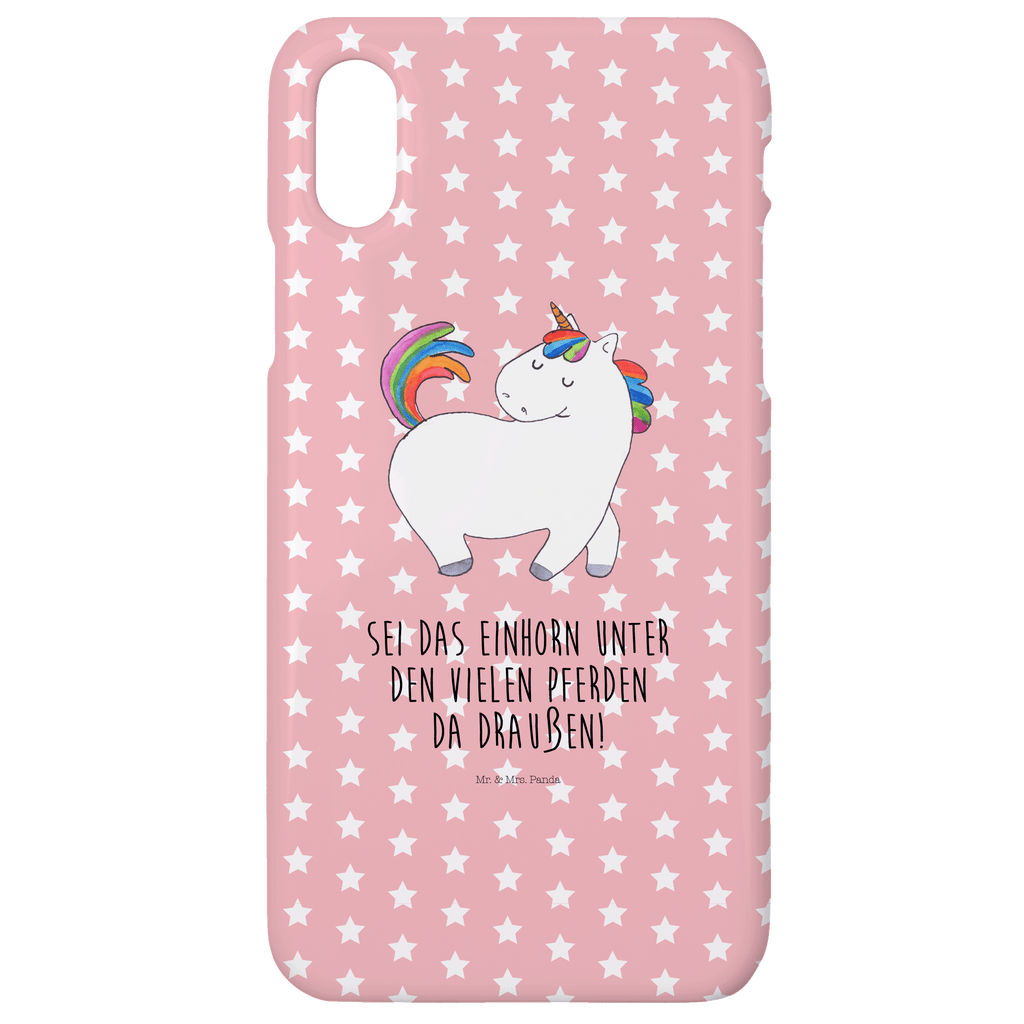 Handyhülle Einhorn Stolzieren Handyhülle, Handycover, Cover, Handy, Hülle, Iphone 10, Iphone X, Einhorn, Einhörner, Einhorn Deko, Pegasus, Unicorn, stolz, anders, bunt, Pferd, Reiter, Reiten, Freundin, Geschenk