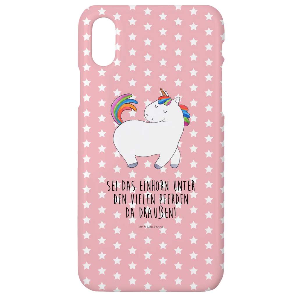 Handyhülle Einhorn Stolzieren Handyhülle, Handycover, Cover, Handy, Hülle, Iphone 10, Iphone X, Einhorn, Einhörner, Einhorn Deko, Pegasus, Unicorn, stolz, anders, bunt, Pferd, Reiter, Reiten, Freundin, Geschenk