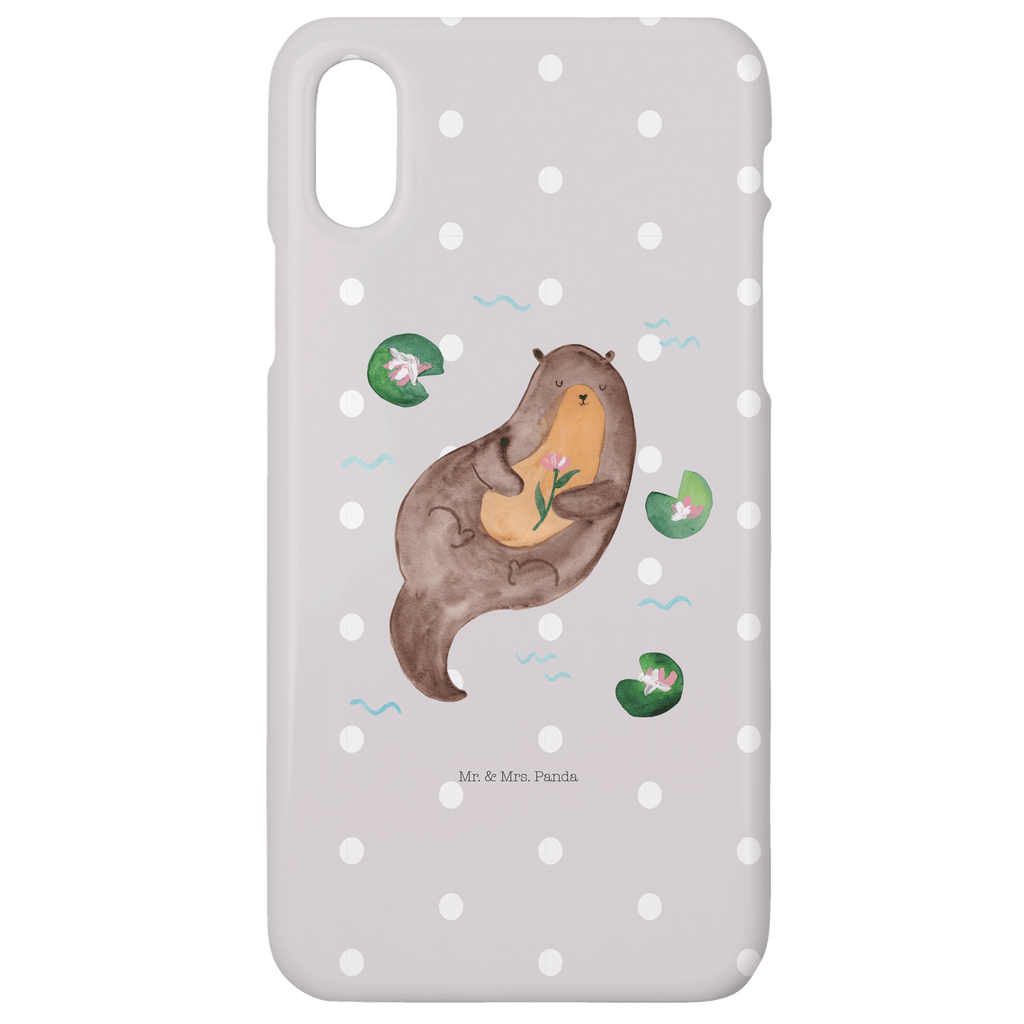 Handyhülle Otter Seerose Handyhülle, Handycover, Cover, Handy, Hülle, Iphone 10, Iphone X, Otter, Fischotter, Seeotter, Otter Seeotter See Otter