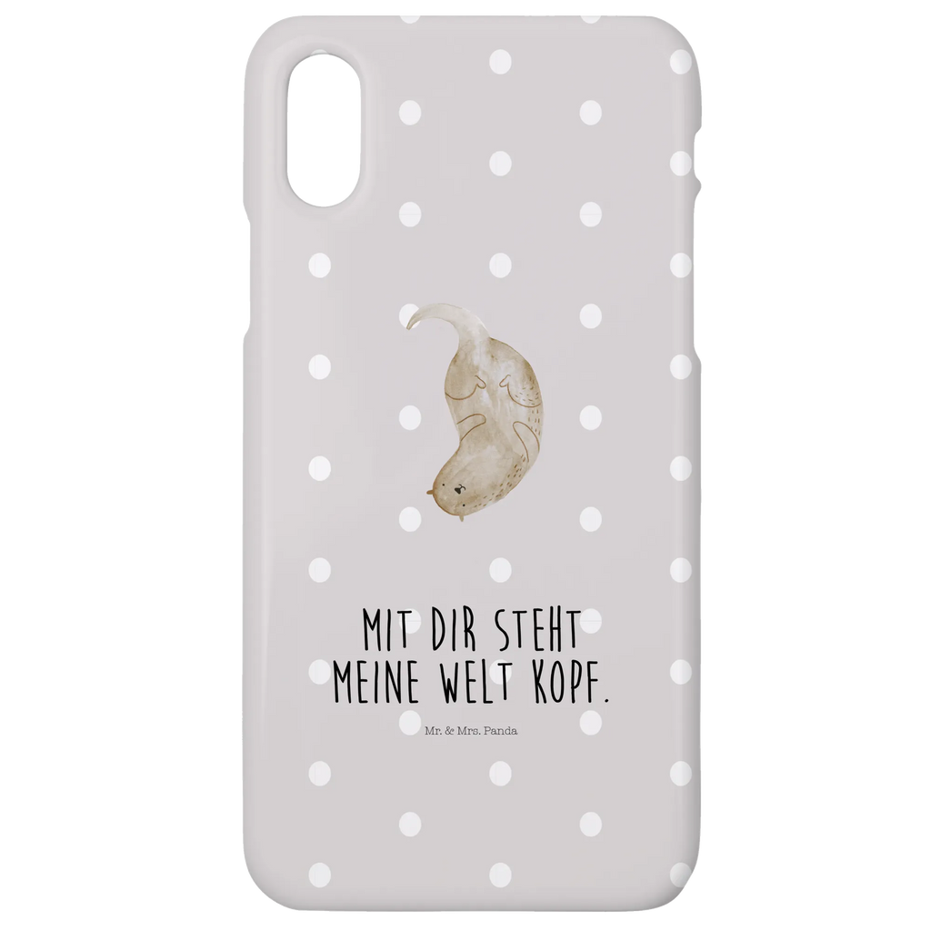 Handyhülle Otter Kopfüber Handyhülle, Handycover, Cover, Handy, Hülle, Iphone 10, Iphone X, Otter, Fischotter, Seeotter, Otter Seeotter See Otter