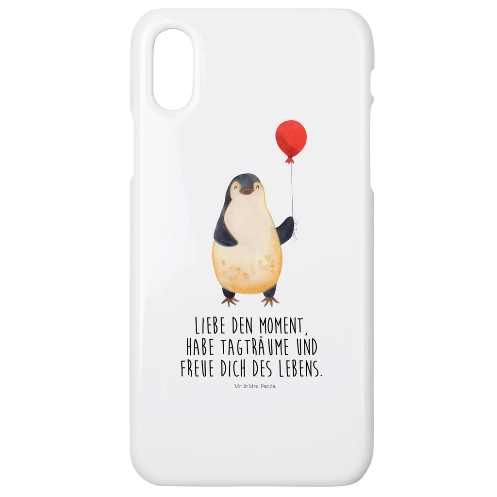 Handyhülle Pinguin Luftballon Handyhülle, Handycover, Cover, Handy, Hülle, Iphone 10, Iphone X, Pinguin, Pinguine, Luftballon, Tagträume, Lebenslust, Geschenk Freundin, Geschenkidee, beste Freundin, Motivation, Neustart, neues Leben, Liebe, Glück