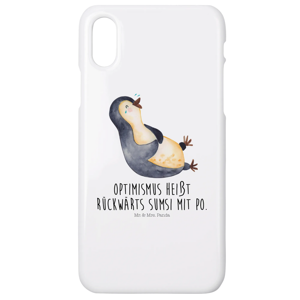 Handyhülle Pinguin Lachen Handyhülle, Handycover, Cover, Handy, Hülle, Iphone 10, Iphone X, Pinguin, Pinguine, lustiger Spruch, Optimismus, Fröhlich, Lachen, Humor, Fröhlichkeit