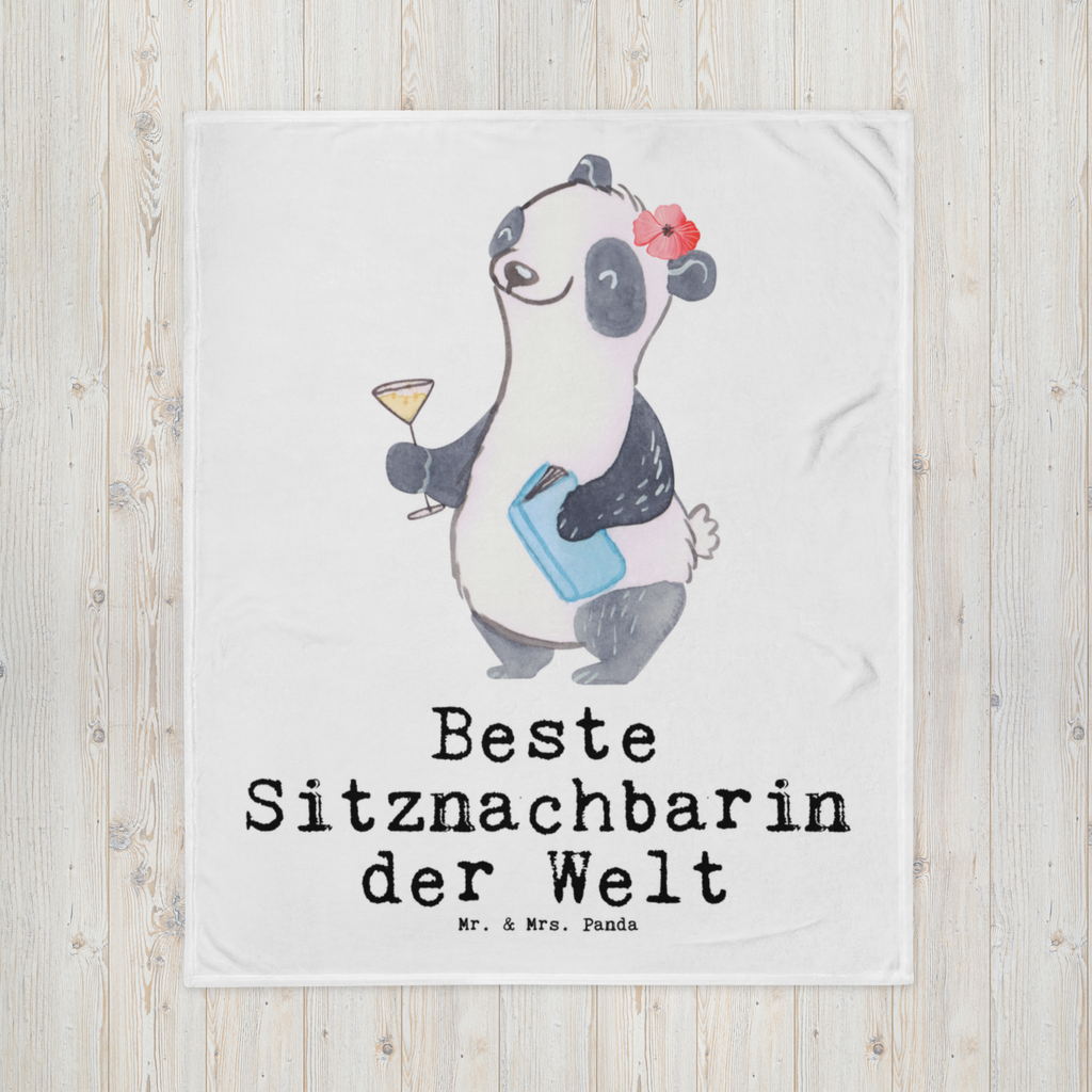 Kuscheldecke Panda Beste Sitznachbarin der Welt Decke, Wohndecke, Tagesdecke, Wolldecke, Sofadecke, für, Dankeschön, Geschenk, Schenken, Geburtstag, Geburtstagsgeschenk, Geschenkidee, Danke, Bedanken, Mitbringsel, Freude machen, Geschenktipp, Sitznachbarin, Stuhlnachbar, Mitschülerin, Nachbarin, Uni, Universität, Seminar, Kommilitone, Tischnachbar, Schule, Mitstudentin, Hochschule, Beste Sitznachbarin der Welt, Weltbeste Sitznachbarin