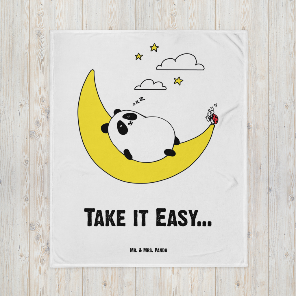 Babydecke Easy & Peasy Take it Easy Babydecke, Babygeschenk, Geschenk Geburt, Babyecke Kuscheldecke, Krabbeldecke