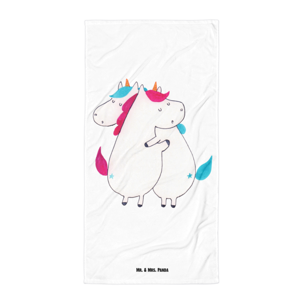 XL Badehandtuch Einhörner Umarmen Handtuch, Badetuch, Duschtuch, Strandtuch, Saunatuch, Einhorn, Einhörner, Einhorn Deko, Pegasus, Unicorn, Freundinnen, Freundin, BFF, Schwester, Schwestern, Familie, Geschwister, Sister, Liebe