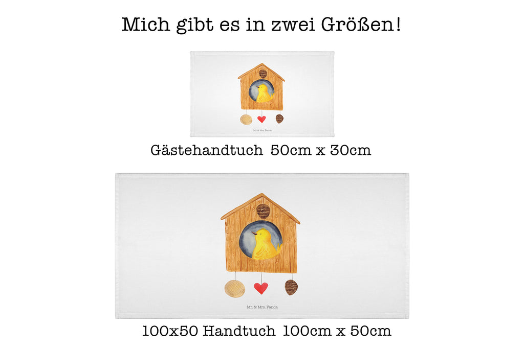 Handtuch Vogelhaus Home Handtuch, Badehandtuch, Badezimmer, Handtücher, groß, Kinder, Baby, Tiermotive, Gute Laune, lustige Sprüche, Tiere, Vogelhaus, Vogel, Home sweet Home, Einzug, Umzug, Geschenk, Einzugsgeschenk, Hausbau, Haus