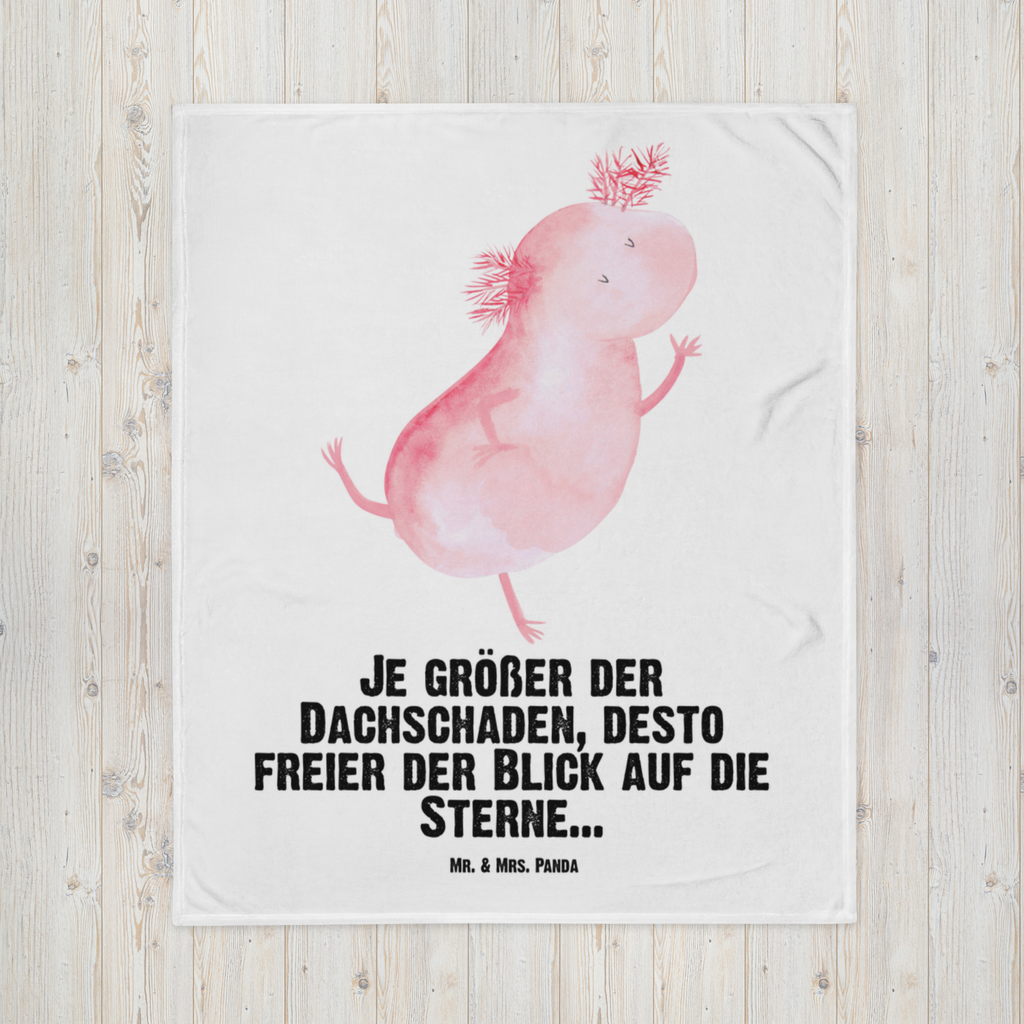 Babydecke Axolotl Tanzen Babydecke, Babygeschenk, Geschenk Geburt, Babyecke Kuscheldecke, Krabbeldecke, Axolotl, Molch, Axolot, Schwanzlurch, Lurch, Lurche, Dachschaden, Sterne, verrückt, Freundin, beste Freundin