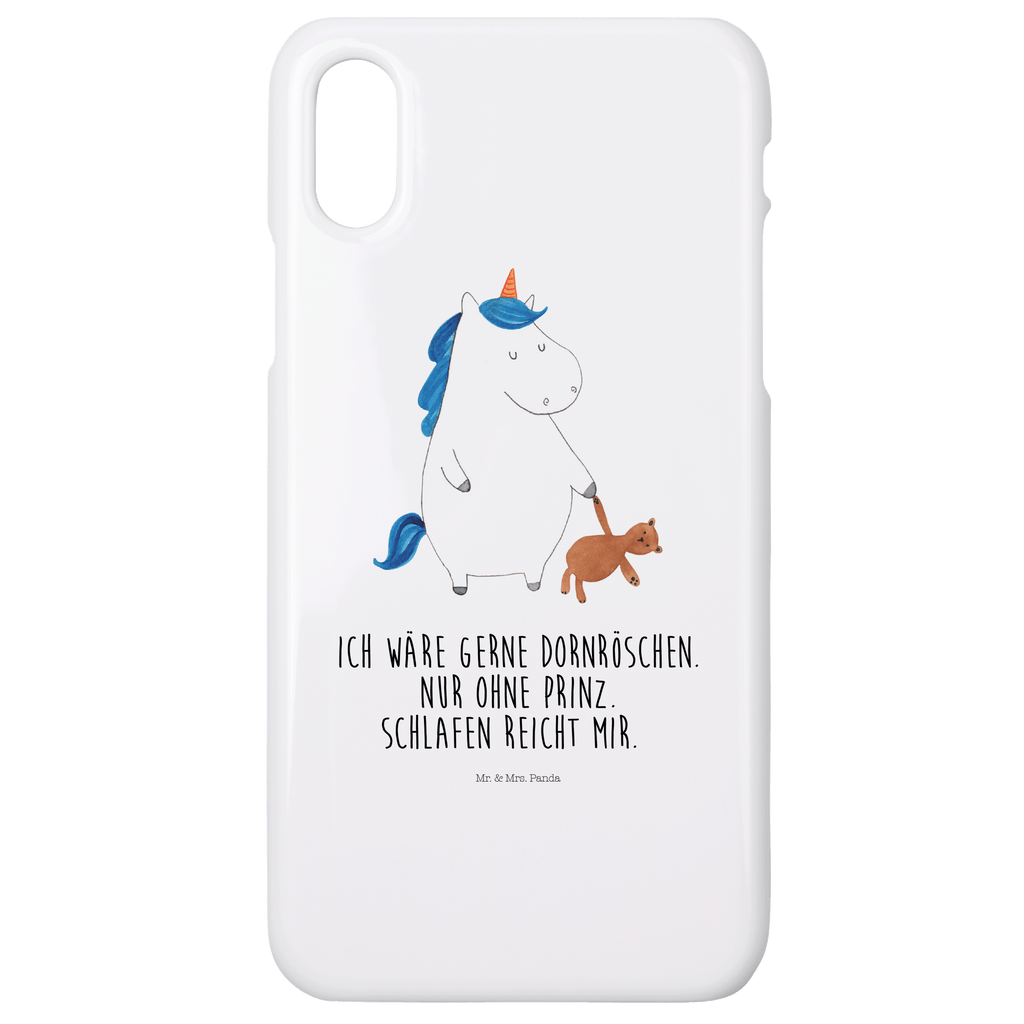 Handyhülle Einhorn Teddy Handyhülle, Handycover, Cover, Handy, Hülle, Iphone 10, Iphone X, Einhorn, Einhörner, Einhorn Deko, Pegasus, Unicorn, schlafen, gute Nacht, Single, Bett, Träumen, Freundin, Singleleben