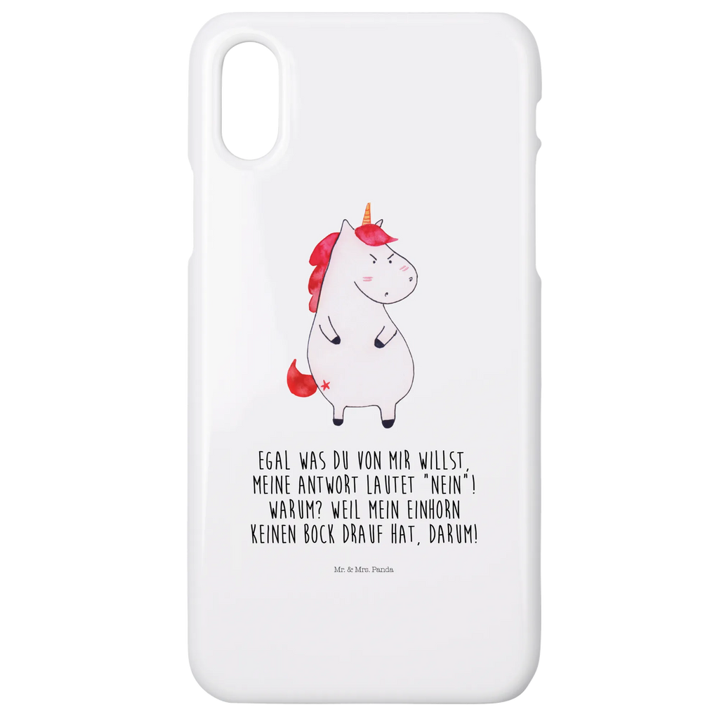 Handyhülle Einhorn Wut Handyhülle, Handycover, Cover, Handy, Hülle, Iphone 10, Iphone X, Einhorn, Einhörner, Einhorn Deko, Pegasus, Unicorn, Realität, Ansage, lustlos, nein, Büro, Arbeit, wütend, dumme Fragen, lustig, Spaß, Geschenk