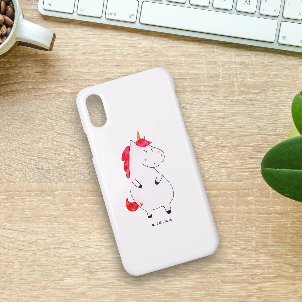 Handyhülle Einhorn Wut Handyhülle, Handycover, Cover, Handy, Hülle, Iphone 10, Iphone X, Einhorn, Einhörner, Einhorn Deko, Pegasus, Unicorn, Realität, Ansage, lustlos, nein, Büro, Arbeit, wütend, dumme Fragen, lustig, Spaß, Geschenk