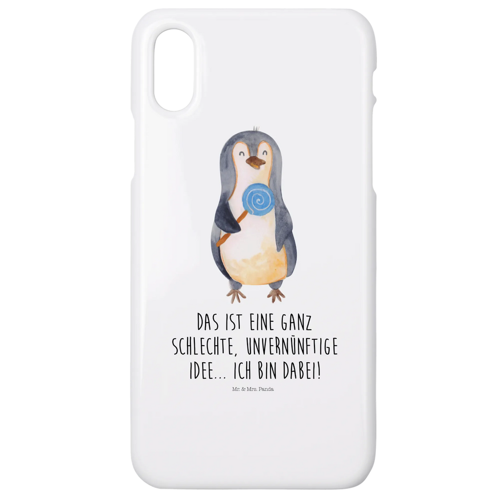 Handyhülle Pinguin Lolli Handyhülle, Handycover, Cover, Handy, Hülle, Iphone 10, Iphone X, Pinguin, Pinguine, Lolli, Süßigkeiten, Blödsinn, Spruch, Rebell, Gauner, Ganove, Rabauke