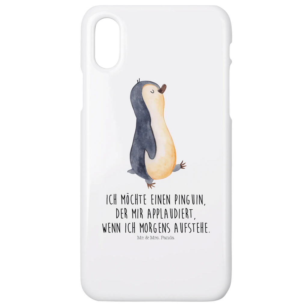 Handyhülle Pinguin marschieren Handyhülle, Handycover, Cover, Handy, Hülle, Iphone 10, Iphone X, Pinguin, Pinguine, Frühaufsteher, Langschläfer, Bruder, Schwester, Familie