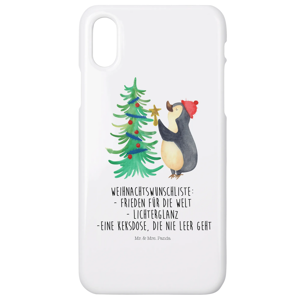 Handyhülle Pinguin Weihnachtsbaum Handyhülle, Handycover, Cover, Handy, Hülle, Iphone 10, Iphone X, Winter, Weihnachten, Weihnachtsdeko, Nikolaus, Advent, Heiligabend, Wintermotiv, Pinguin