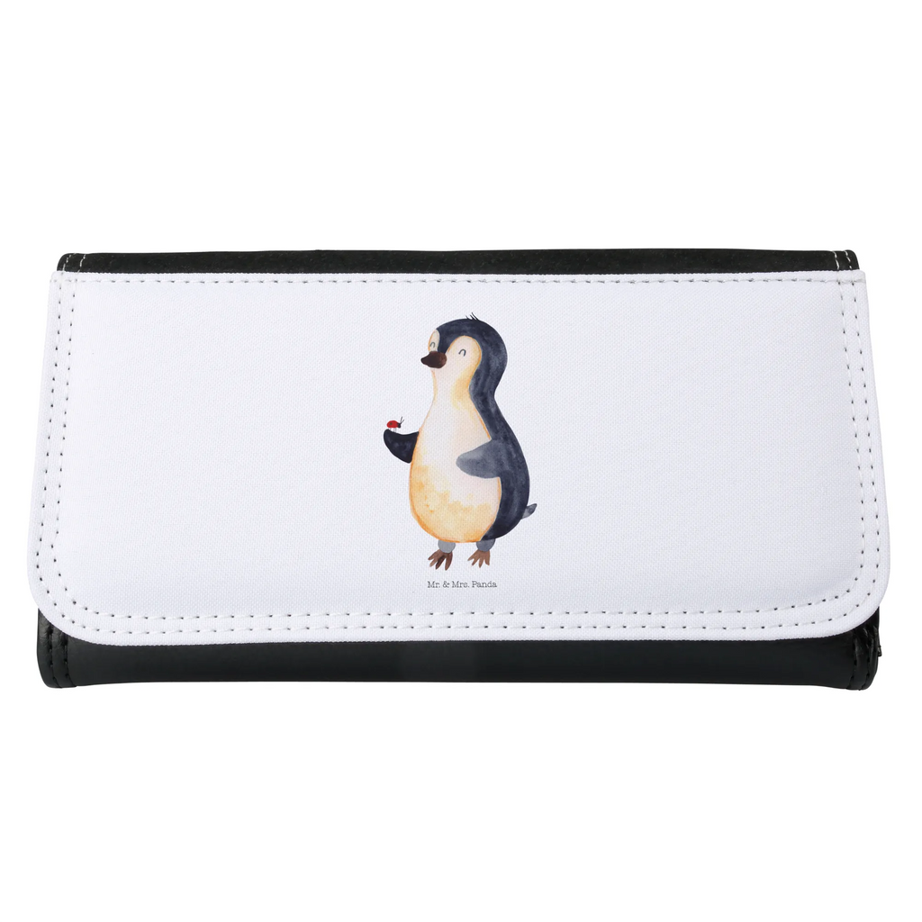 Damen Portemonnaie Pinguin Marienkäfer Portemonnaie, Portemonee, Geldbörse, Damen, Groß, XXL, Geldbeutel, Portemonnaies, Pinguin, Pinguine, Marienkäfer, Liebe, Wunder, Glück, Freude, Lebensfreude