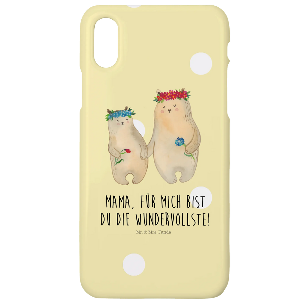 Handyhülle Bären mit Blumenkranz Handyhülle, Handycover, Cover, Handy, Hülle, Iphone 10, Iphone X, Familie, Vatertag, Muttertag, Bruder, Schwester, Mama, Papa, Oma, Opa, Bär, Bären, Mutter, Mutti, Mami, Lieblingsmensch, Lieblingsmama, beste Mutter, weltbeste Mama, Geschenk Mama. Muttertag, Tochter, Kind, Kinder, Töchter, Family, Vorbild