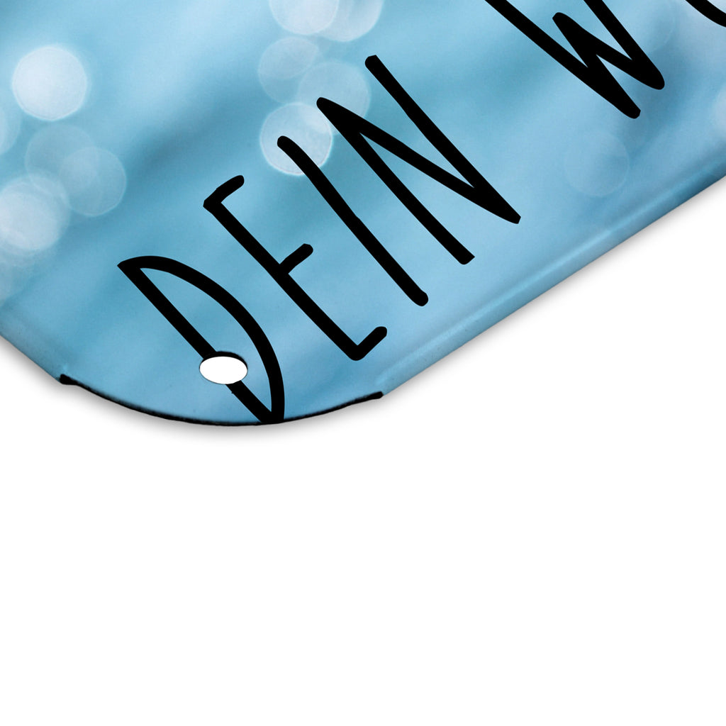 Personalisiertes Blechschild Seeigel Blechschild, Metallschild, Geschenk Schild, Schild, Magnet-Metall-Schild, Deko Schild, Wandschild, Wand-Dekoration, Türschild, Meerestiere, Meer, Urlaub, Seeigel, Achtsamkeit, Selbstakzeptanz, Selbstliebe, Hier und Jetzt, Leben, Lebe