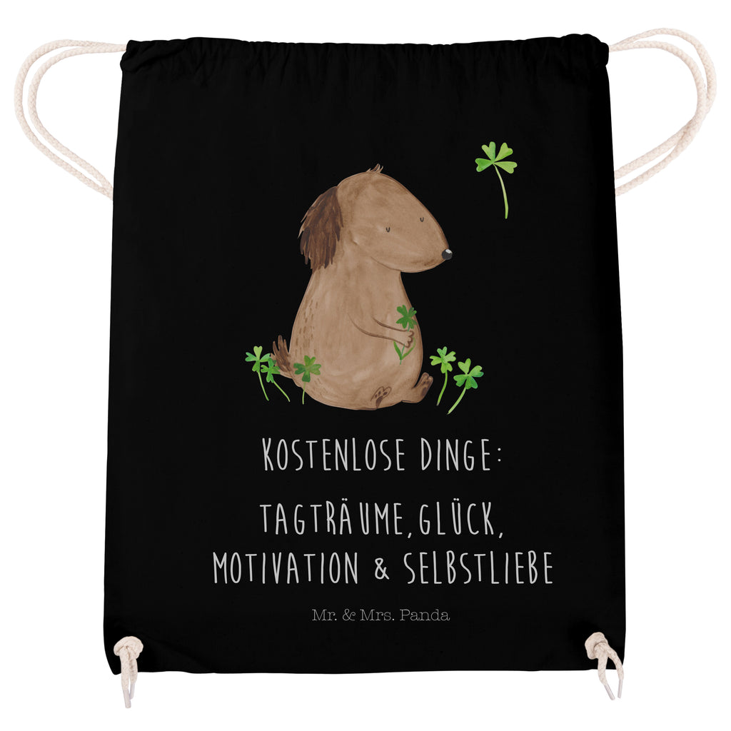 Sportbeutel Hund Kleeblatt Sportbeutel, Turnbeutel, Beutel, Sporttasche, Tasche, Stoffbeutel, Sportbeutel Kinder, Gymsack, Beutel Rucksack, Kleine Sporttasche, Sportzubehör, Turnbeutel Baumwolle, Hund, Hundemotiv, Haustier, Hunderasse, Tierliebhaber, Hundebesitzer, Sprüche, Kleeblatt, Glück, Tagträume, Motivation, Neuanfang, Geschenk, Glücksbringer, Selbstliebe, Achtsamkeit