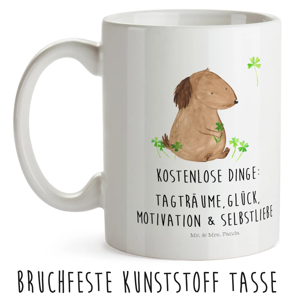 Kindertasse Hund Kleeblatt Kindertasse, Kinder Tasse, Kunststoff Tasse, Kindergarten Tasse, Trinkbecher, Camping Becher, Kaffeetasse, Kunststoffbecher, Kindergartenbecher, Outdoorgeschirr, Kunststoffgeschirr, Reisebecher, Reisetasse, Kinderbecher, Bruchfeste Tasse, Bruchsichere Tasse, Plastik Tasse, Plastiktasse, Hund, Hundemotiv, Haustier, Hunderasse, Tierliebhaber, Hundebesitzer, Sprüche, Kleeblatt, Glück, Tagträume, Motivation, Neuanfang, Geschenk, Glücksbringer, Selbstliebe, Achtsamkeit