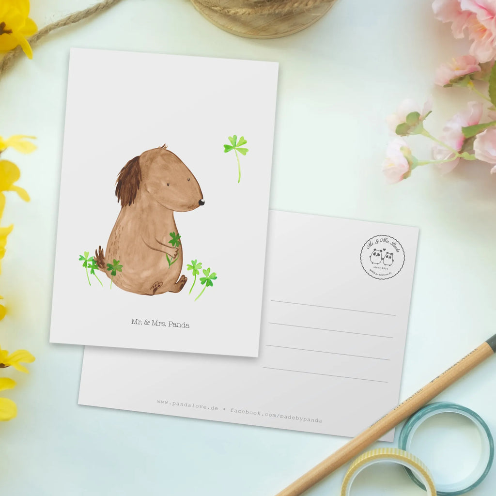 Postkarte Hund Kleeblatt Postkarte, Karte, Geschenkkarte, Grußkarte, Einladung, Ansichtskarte, Geburtstagskarte, Einladungskarte, Dankeskarte, Ansichtskarten, Einladung Geburtstag, Einladungskarten Geburtstag, Hund, Hundemotiv, Haustier, Hunderasse, Tierliebhaber, Hundebesitzer, Sprüche, Kleeblatt, Glück, Tagträume, Motivation, Neuanfang, Geschenk, Glücksbringer, Selbstliebe, Achtsamkeit