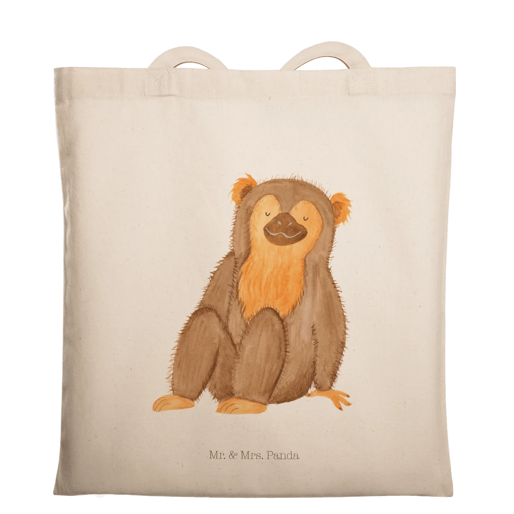 Tragetasche Affe Beuteltasche, Beutel, Einkaufstasche, Jutebeutel, Stoffbeutel, Tasche, Shopper, Umhängetasche, Strandtasche, Schultertasche, Stofftasche, Tragetasche, Badetasche, Jutetasche, Einkaufstüte, Laptoptasche, Afrika, Wildtiere, Affe, Äffchen, Affen, Selbstliebe, Respekt, Motivation, Selbstachtung, Liebe, Selbstbewusstsein, Selfcare