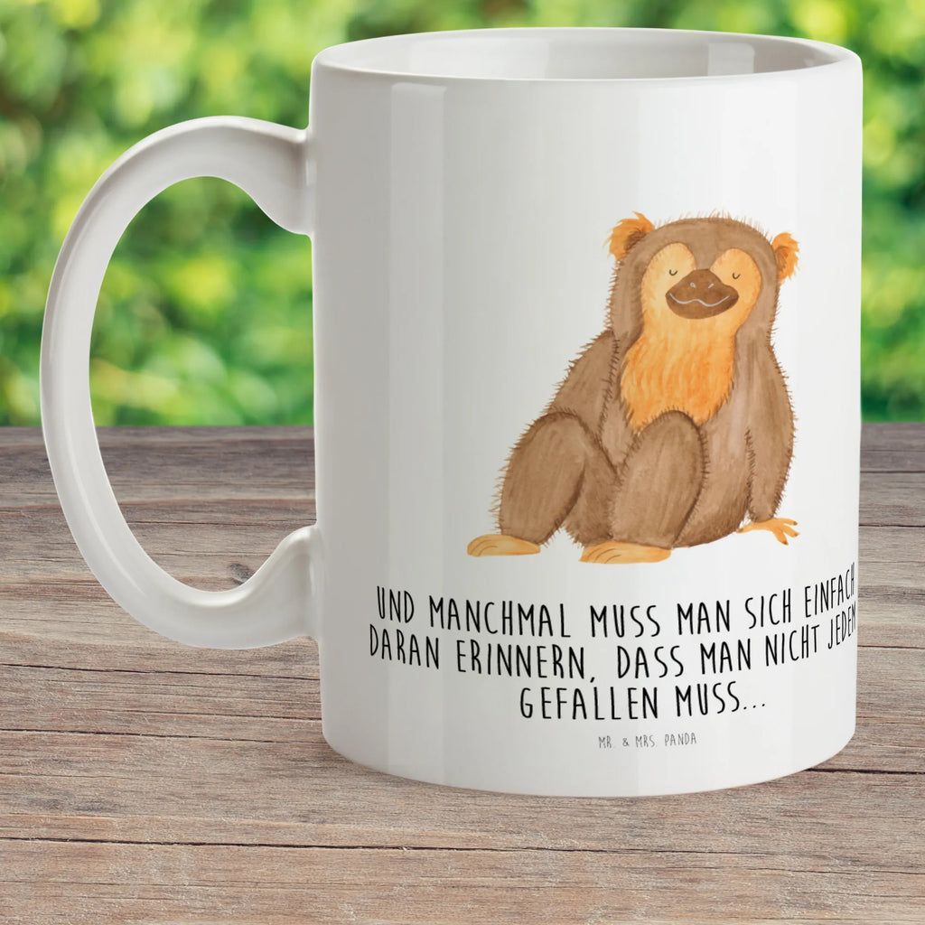 Kindertasse Affe Kindertasse, Kinder Tasse, Kunststoff Tasse, Kindergarten Tasse, Trinkbecher, Camping Becher, Kaffeetasse, Kunststoffbecher, Kindergartenbecher, Outdoorgeschirr, Kunststoffgeschirr, Reisebecher, Reisetasse, Kinderbecher, Bruchfeste Tasse, Bruchsichere Tasse, Plastik Tasse, Plastiktasse, Afrika, Wildtiere, Affe, Äffchen, Affen, Selbstliebe, Respekt, Motivation, Selbstachtung, Liebe, Selbstbewusstsein, Selfcare