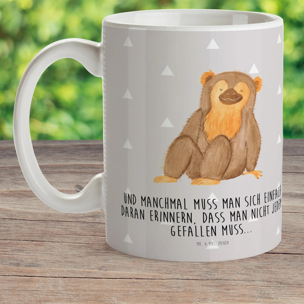 Kindertasse Affe Kindertasse, Kinder Tasse, Kunststoff Tasse, Kindergarten Tasse, Trinkbecher, Camping Becher, Kaffeetasse, Kunststoffbecher, Kindergartenbecher, Outdoorgeschirr, Kunststoffgeschirr, Reisebecher, Reisetasse, Kinderbecher, Bruchfeste Tasse, Bruchsichere Tasse, Plastik Tasse, Plastiktasse, Afrika, Wildtiere, Affe, Äffchen, Affen, Selbstliebe, Respekt, Motivation, Selbstachtung, Liebe, Selbstbewusstsein, Selfcare