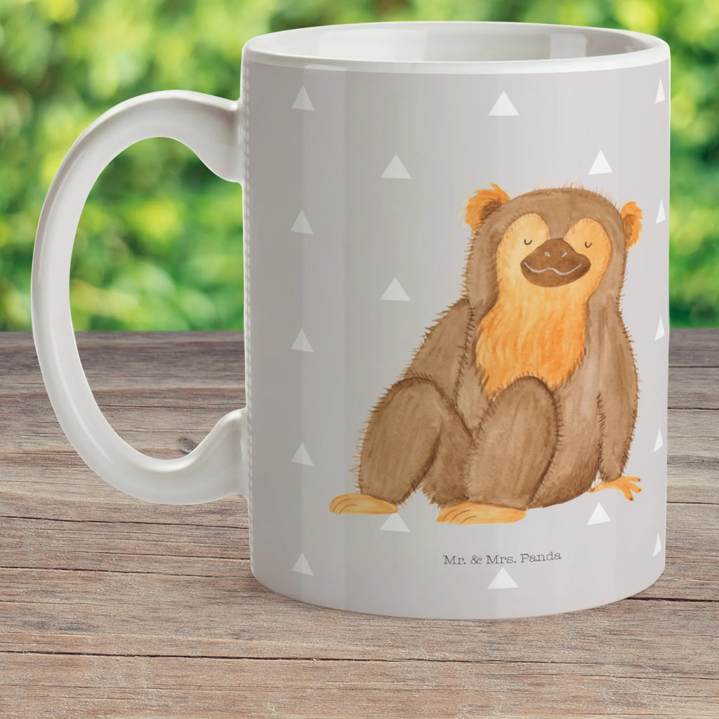 Kindertasse Affe Kindertasse, Kinder Tasse, Kunststoff Tasse, Kindergarten Tasse, Trinkbecher, Camping Becher, Kaffeetasse, Kunststoffbecher, Kindergartenbecher, Outdoorgeschirr, Kunststoffgeschirr, Reisebecher, Reisetasse, Kinderbecher, Bruchfeste Tasse, Bruchsichere Tasse, Plastik Tasse, Plastiktasse, Afrika, Wildtiere, Affe, Äffchen, Affen, Selbstliebe, Respekt, Motivation, Selbstachtung, Liebe, Selbstbewusstsein, Selfcare