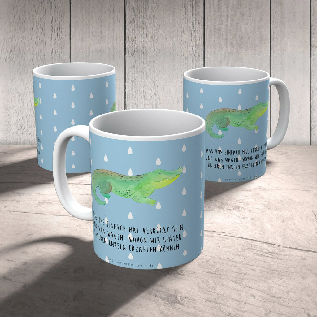 Tasse Krokodil Tasse, Kaffeetasse, Teetasse, Becher, Kaffeebecher, Teebecher, Keramiktasse, Porzellantasse, Büro Tasse, Geschenk Tasse, Tasse Sprüche, Tasse Motive, Kaffeetassen, Tasse bedrucken, Designer Tasse, Cappuccino Tassen, Schöne Teetassen, Meerestiere, Meer, Urlaub, Krokodil, Krokodile, verrückt sein, spontan sein, Abenteuerlust, Reiselust, Freundin, beste Freundin, Lieblingsmensch