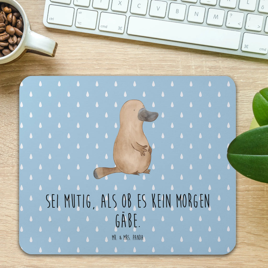 Mauspad Schnabeltier mutig Mousepad, Computer zubehör, Büroausstattung, PC Zubehör, Arbeitszimmer, Mauspad, Einzigartiges Mauspad, Designer Mauspad, Mausunterlage, Mauspad Büro, Meerestiere, Meer, Urlaub, Schnabeltier, Mut, mutig, Lebensweisheit, Schnabeltiere, Motivation, Training, Büro, Arbeit, Neuanfang, Neustart, Weltreise, Raodtrip