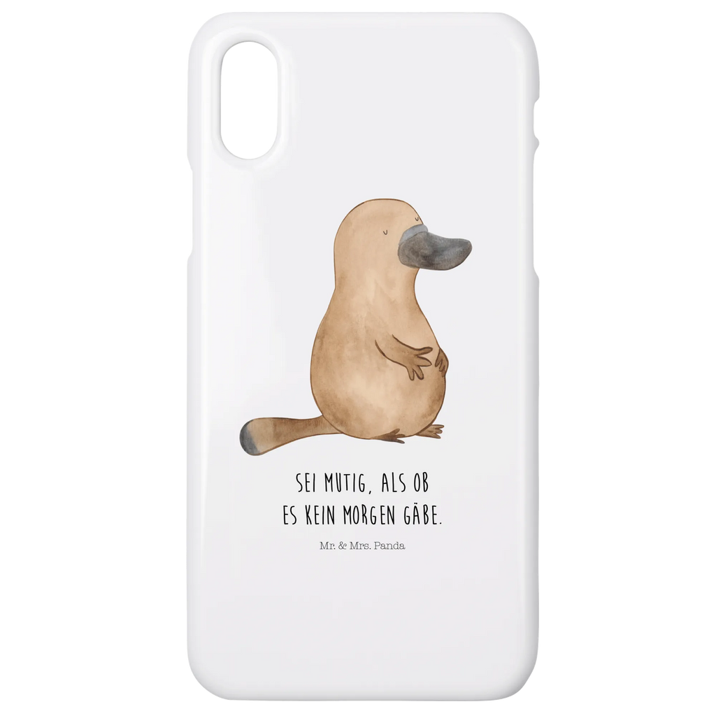 Handyhülle Schnabeltier Mut Handyhülle, Handycover, Cover, Handy, Hülle, Iphone 10, Iphone X, Meerestiere, Meer, Urlaub, Schnabeltier, Mut, mutig, Lebensweisheit, Schnabeltiere, Motivation, Training, Büro, Arbeit, Neuanfang, Neustart, Weltreise, Raodtrip