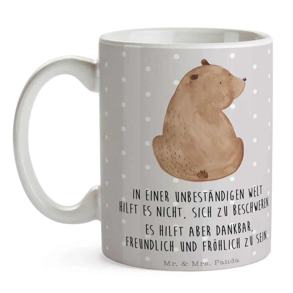 Tasse Bär Schulterblick Tasse, Kaffeetasse, Teetasse, Becher, Kaffeebecher, Teebecher, Keramiktasse, Porzellantasse, Büro Tasse, Geschenk Tasse, Tasse Sprüche, Tasse Motive, Kaffeetassen, Tasse bedrucken, Designer Tasse, Cappuccino Tassen, Schöne Teetassen, Bär, Teddy, Teddybär, Selbstachtung, Weltansicht, Motivation, Bären, Bärenliebe, Weisheit