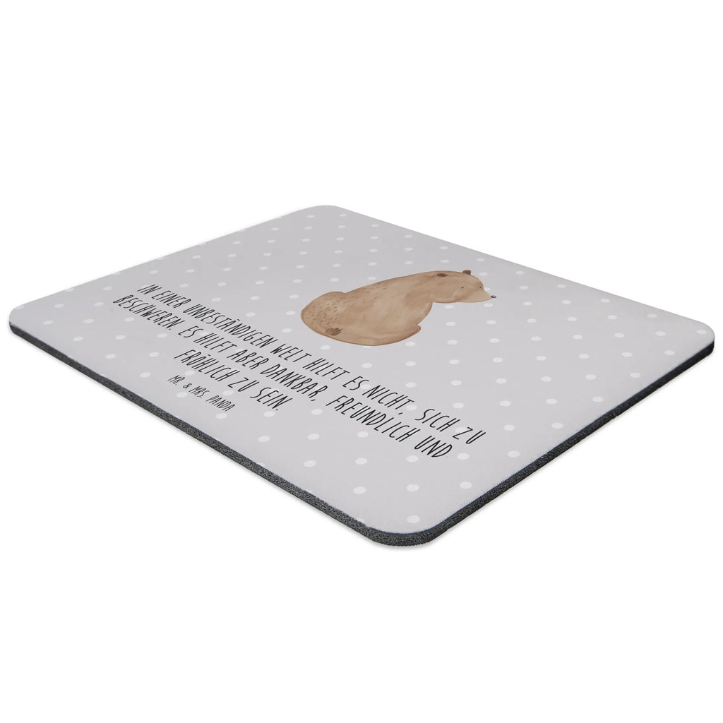 Mauspad Bär Schulterblick Mousepad, Computer zubehör, Büroausstattung, PC Zubehör, Arbeitszimmer, Mauspad, Einzigartiges Mauspad, Designer Mauspad, Mausunterlage, Mauspad Büro, Bär, Teddy, Teddybär, Selbstachtung, Weltansicht, Motivation, Bären, Bärenliebe, Weisheit