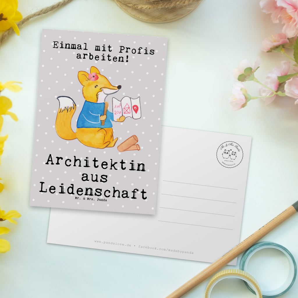 Postkarte Architektin aus Leidenschaft Postkarte, Karte, Geschenkkarte, Grußkarte, Einladung, Ansichtskarte, Geburtstagskarte, Einladungskarte, Dankeskarte, Ansichtskarten, Einladung Geburtstag, Einladungskarten Geburtstag, Beruf, Ausbildung, Jubiläum, Abschied, Rente, Kollege, Kollegin, Geschenk, Schenken, Arbeitskollege, Mitarbeiter, Firma, Danke, Dankeschön, Architektin, Innenarchitektin, Architekturbüro