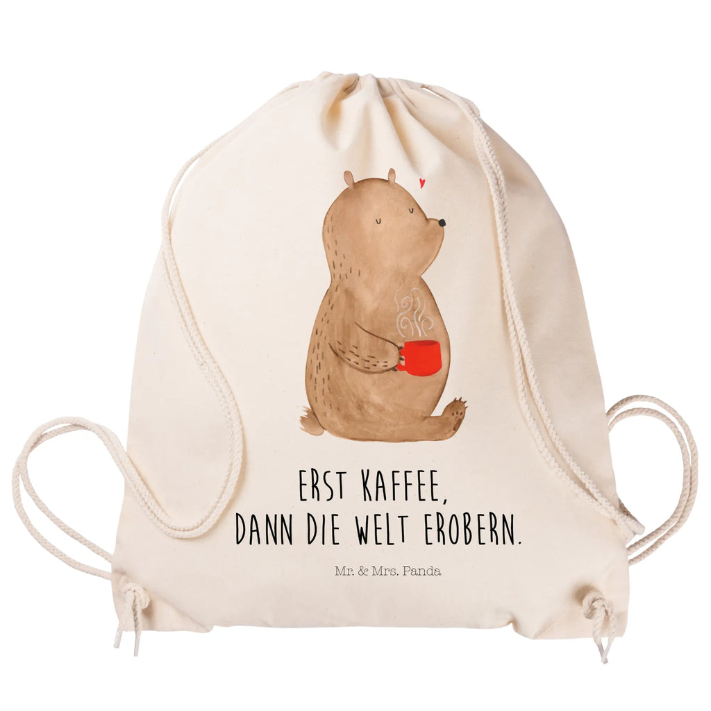 Sportbeutel Bär Kaffee Sportbeutel, Turnbeutel, Beutel, Sporttasche, Tasche, Stoffbeutel, Sportbeutel Kinder, Gymsack, Beutel Rucksack, Kleine Sporttasche, Sportzubehör, Turnbeutel Baumwolle, Bär, Teddy, Teddybär, Kaffee, Coffee, Bären, guten Morgen, Morgenroutine, Welt erobern, Welt retten, Motivation