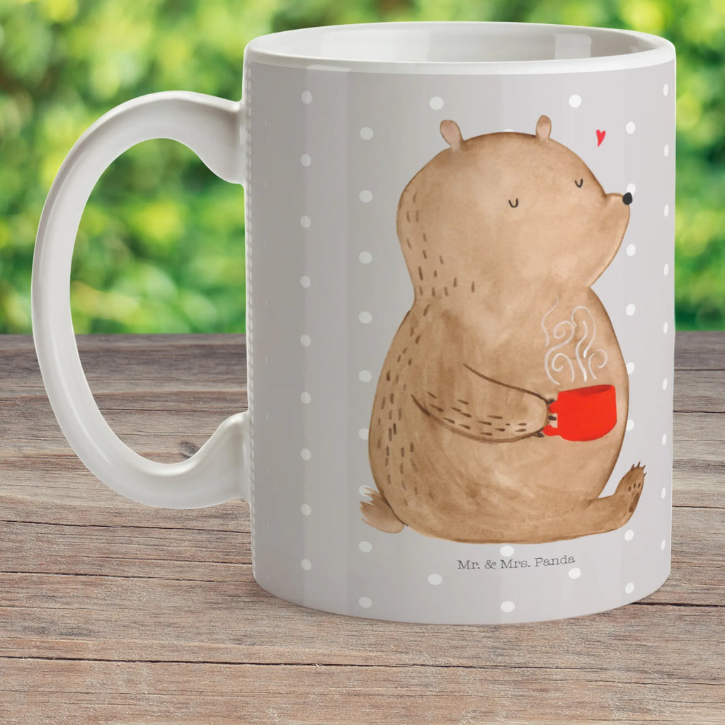 Kindertasse Bär Kaffee Kindertasse, Kinder Tasse, Kunststoff Tasse, Kindergarten Tasse, Trinkbecher, Camping Becher, Kaffeetasse, Kunststoffbecher, Kindergartenbecher, Outdoorgeschirr, Kunststoffgeschirr, Reisebecher, Reisetasse, Kinderbecher, Bruchfeste Tasse, Bruchsichere Tasse, Plastik Tasse, Plastiktasse, Bär, Teddy, Teddybär, Kaffee, Coffee, Bären, guten Morgen, Morgenroutine, Welt erobern, Welt retten, Motivation