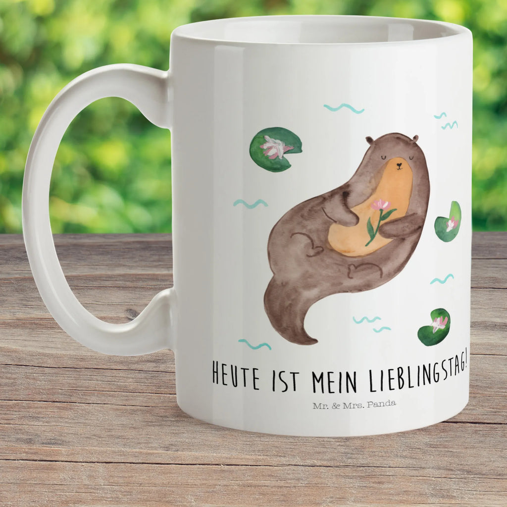 Kindertasse Otter Seerose Kindertasse, Kinder Tasse, Kunststoff Tasse, Kindergarten Tasse, Trinkbecher, Camping Becher, Kaffeetasse, Kunststoffbecher, Kindergartenbecher, Outdoorgeschirr, Kunststoffgeschirr, Reisebecher, Reisetasse, Kinderbecher, Bruchfeste Tasse, Bruchsichere Tasse, Plastik Tasse, Plastiktasse, Otter, Fischotter, Seeotter, Otter Seeotter See Otter