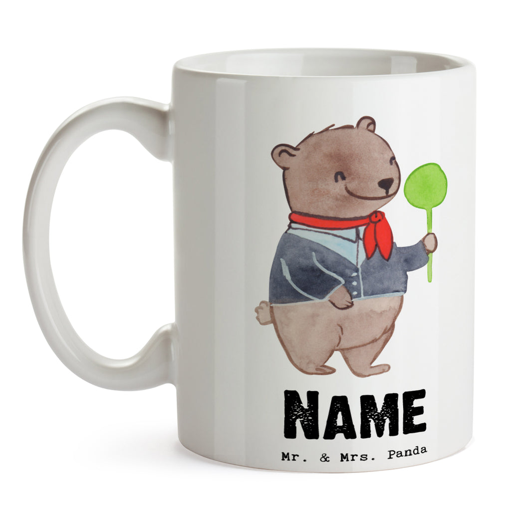 Personalisierte Tasse Schaffnerin mit Herz Personalisierte Tasse, Namenstasse, Wunschname, Personalisiert, Tasse, Namen, Drucken, Tasse mit Namen, Beruf, Ausbildung, Jubiläum, Abschied, Rente, Kollege, Kollegin, Geschenk, Schenken, Arbeitskollege, Mitarbeiter, Firma, Danke, Dankeschön