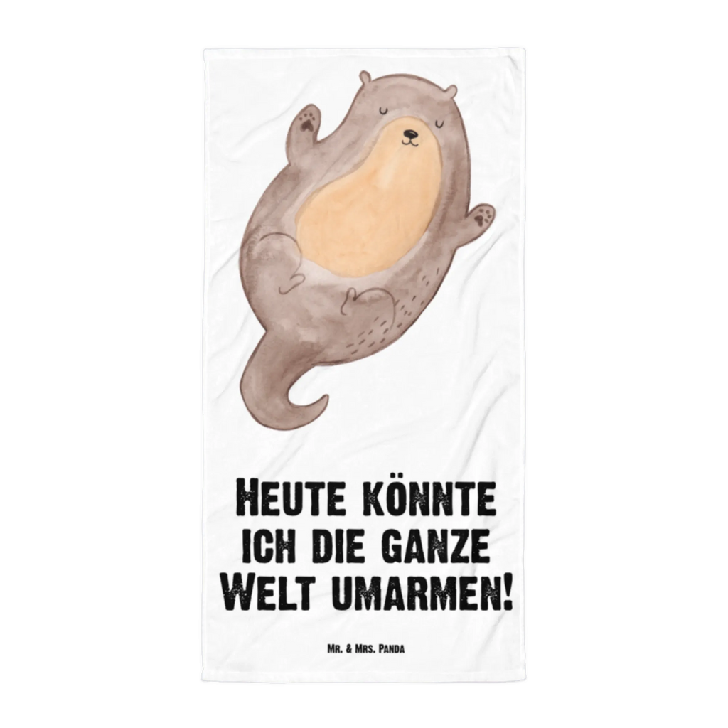 XL Badehandtuch Otter Umarmen Handtuch, Badetuch, Duschtuch, Strandtuch, Saunatuch, Otter, Fischotter, Seeotter, Otter Seeotter See Otter