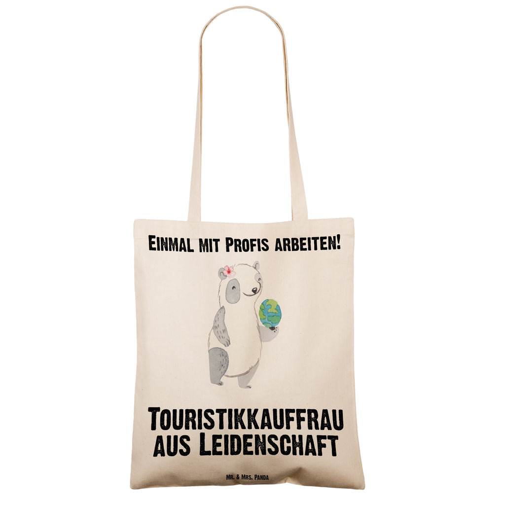 Tragetasche Touristikkauffrau aus Leidenschaft Beuteltasche, Beutel, Einkaufstasche, Jutebeutel, Stoffbeutel, Tasche, Shopper, Umhängetasche, Strandtasche, Schultertasche, Stofftasche, Tragetasche, Badetasche, Jutetasche, Einkaufstüte, Laptoptasche, Beruf, Ausbildung, Jubiläum, Abschied, Rente, Kollege, Kollegin, Geschenk, Schenken, Arbeitskollege, Mitarbeiter, Firma, Danke, Dankeschön