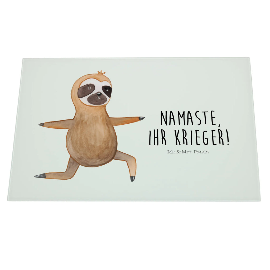 Glasschneidebrett Faultier Yoga Glasschneidebrett, Schneidebrett, Faultier, Faultier Geschenk, Faultier Deko, Faultiere, faul, Lieblingstier, Yoga, Namaste, Krieger, Yogaübungen, Meditation, Atmung, Gelassenheit, Entspannung