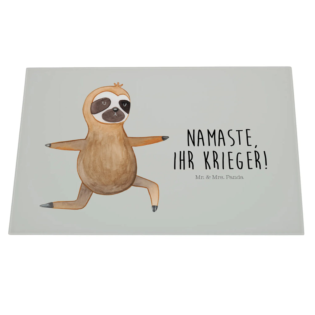 Glasschneidebrett Faultier Yoga Glasschneidebrett, Schneidebrett, Faultier, Faultier Geschenk, Faultier Deko, Faultiere, faul, Lieblingstier, Yoga, Namaste, Krieger, Yogaübungen, Meditation, Atmung, Gelassenheit, Entspannung