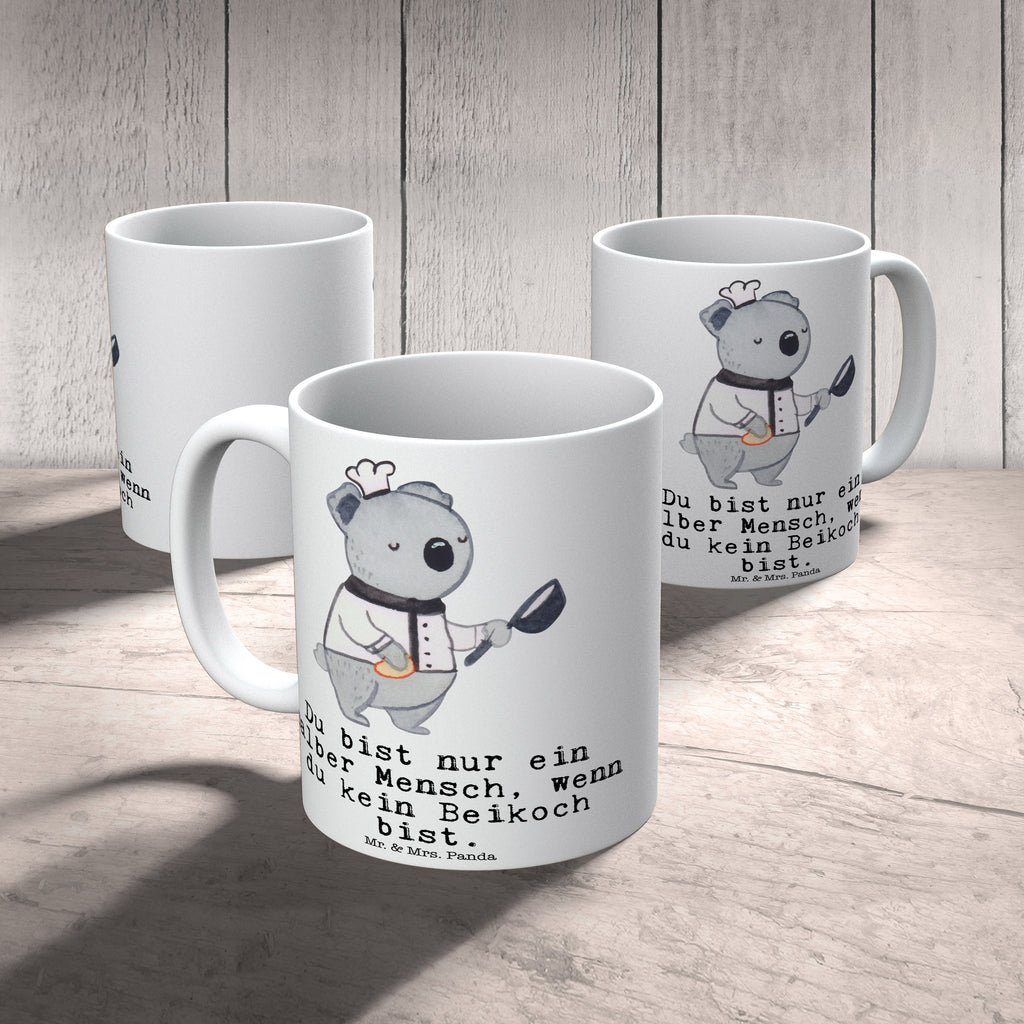 Tasse Beikoch mit Herz Tasse, Kaffeetasse, Teetasse, Becher, Kaffeebecher, Teebecher, Keramiktasse, Porzellantasse, Büro Tasse, Geschenk Tasse, Tasse Sprüche, Tasse Motive, Kaffeetassen, Tasse bedrucken, Designer Tasse, Cappuccino Tassen, Schöne Teetassen, Beruf, Ausbildung, Jubiläum, Abschied, Rente, Kollege, Kollegin, Geschenk, Schenken, Arbeitskollege, Mitarbeiter, Firma, Danke, Dankeschön, Beikoch, Spülhilfe, Hilfskoch, Jungkoch, Küchenhilfe, Gastronomie, Restaurant, Koch