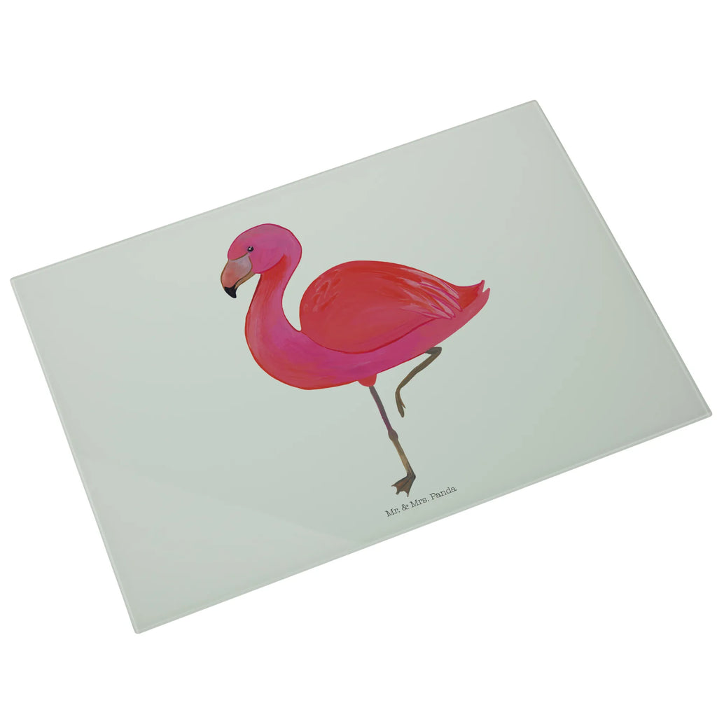 Glasschneidebrett Flamingo Classic Glasschneidebrett, Schneidebrett, Flamingo, Einzigartig, Selbstliebe, Stolz, ich, für mich, Spruch, Freundin, Freundinnen, Außenseiter, Sohn, Tochter, Geschwister