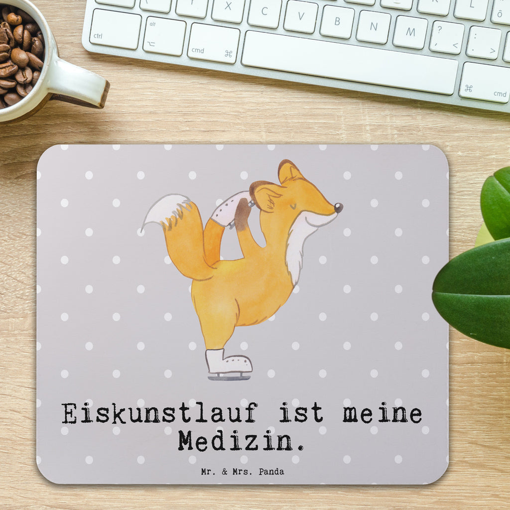 Mauspad Fuchs Eiskunstläufer Medizin Mousepad, Computer zubehör, Büroausstattung, PC Zubehör, Arbeitszimmer, Mauspad, Einzigartiges Mauspad, Designer Mauspad, Mausunterlage, Mauspad Büro, Geschenk, Sport, Sportart, Hobby, Schenken, Danke, Dankeschön, Auszeichnung, Gewinn, Sportler, Eiskunstläufer, Eiskunstläuferin, Eiskunst