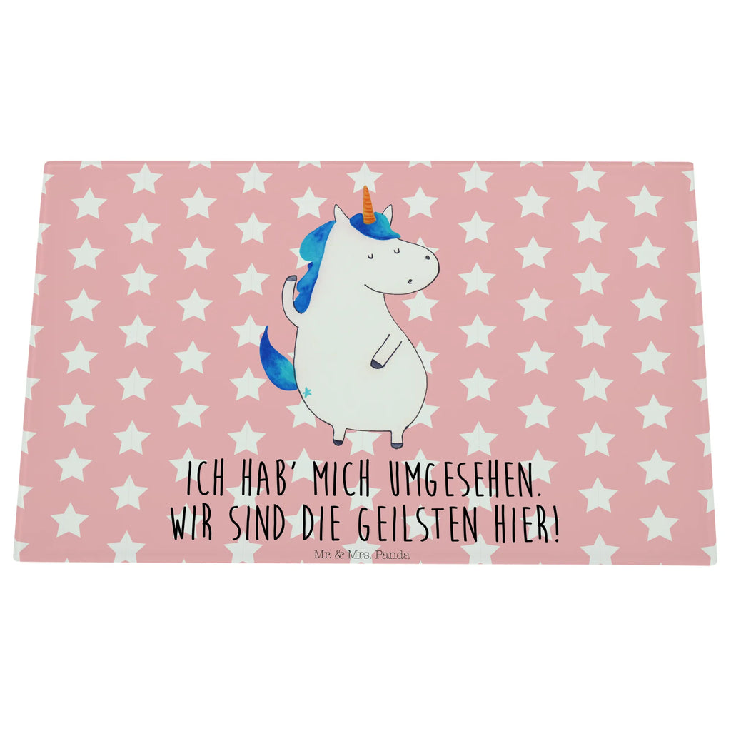 Glasschneidebrett Einhorn Mann Glasschneidebrett, Schneidebrett, Einhorn, Einhörner, Einhorn Deko, Pegasus, Unicorn, cool, Mann, Freundin, Familie, bester Freund, BFF, Party, hübsch, beste