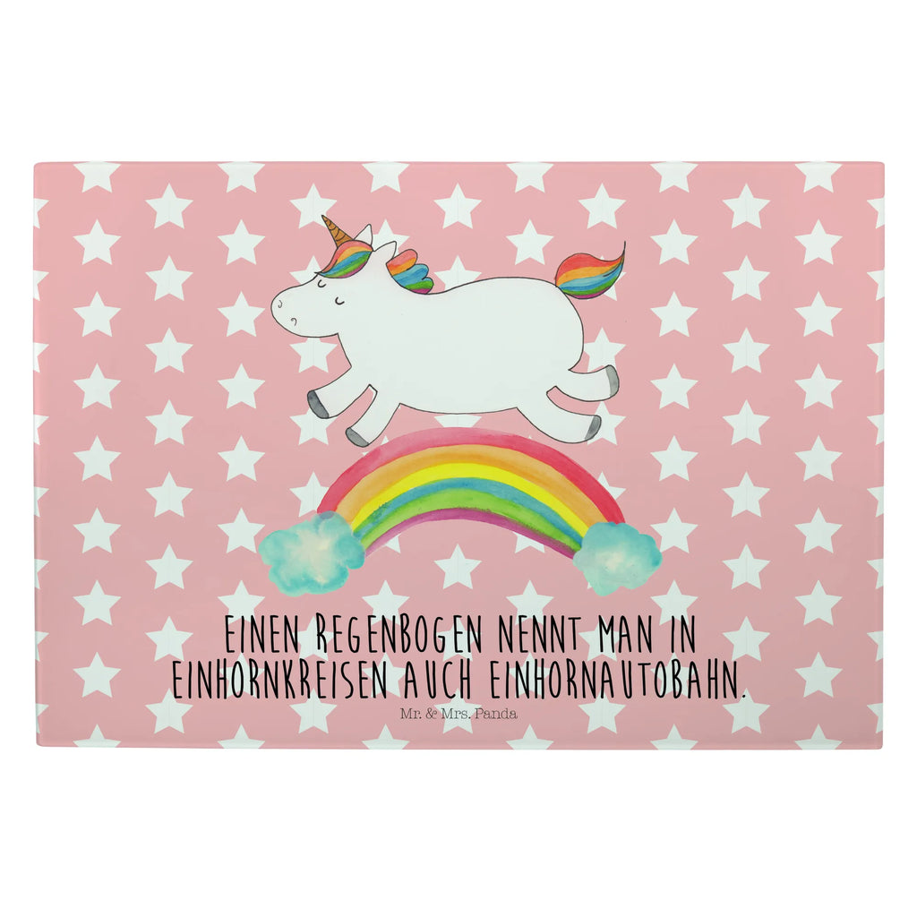 Glasschneidebrett Einhorn Regenbogen Glasschneidebrett, Schneidebrett, Einhorn, Einhörner, Einhorn Deko, Pegasus, Unicorn, Regenbogen, Glitzer, Einhornpower, Erwachsenwerden, Einhornautobahn