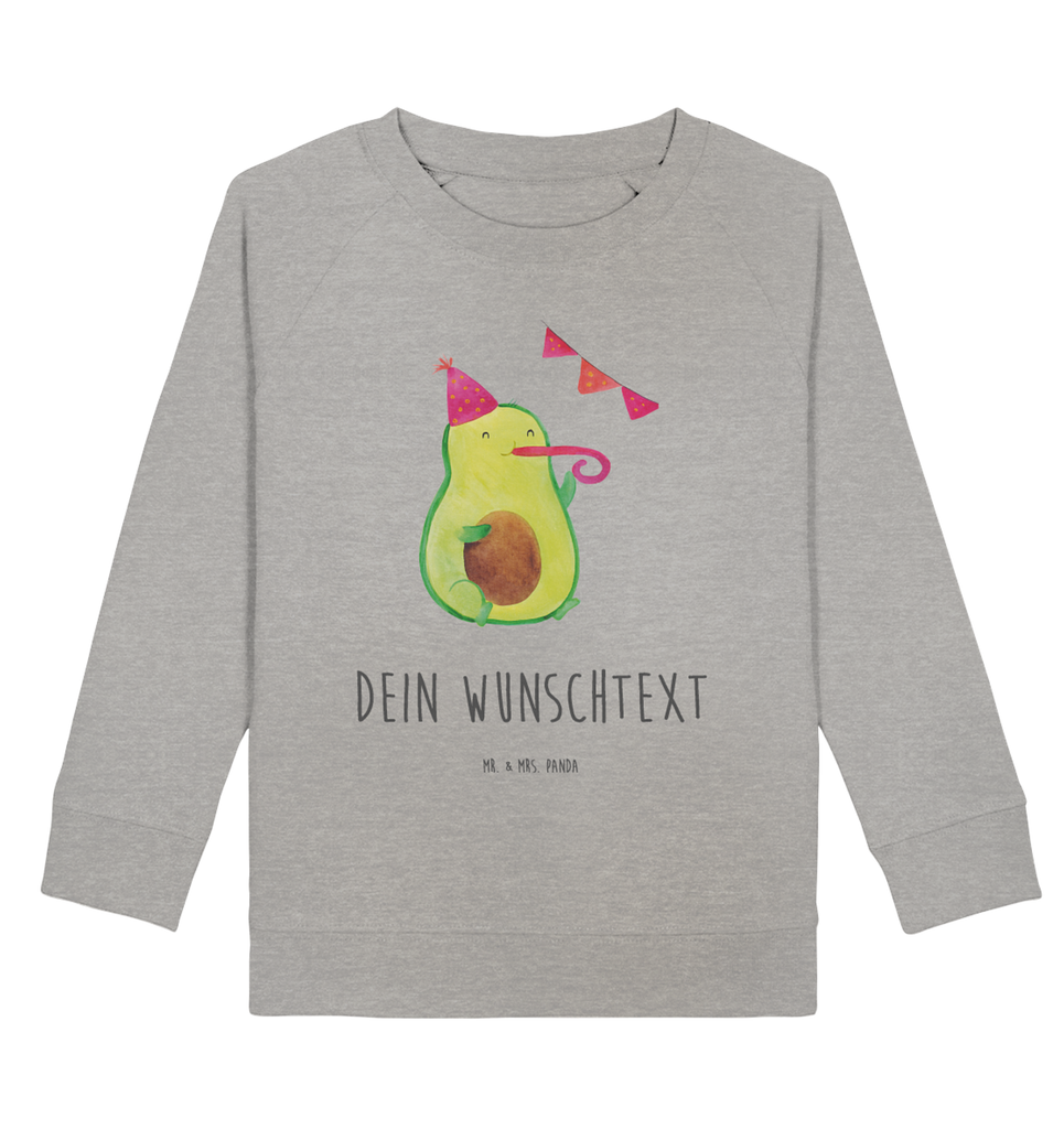 Personalisierter Kinder Pullover Avocado Party Time Personalisierter Kinder Pullover, Personalisiertes Kinder Sweatshirt, Jungen, Mädchen, Avocado, Veggie, Vegan, Gesund