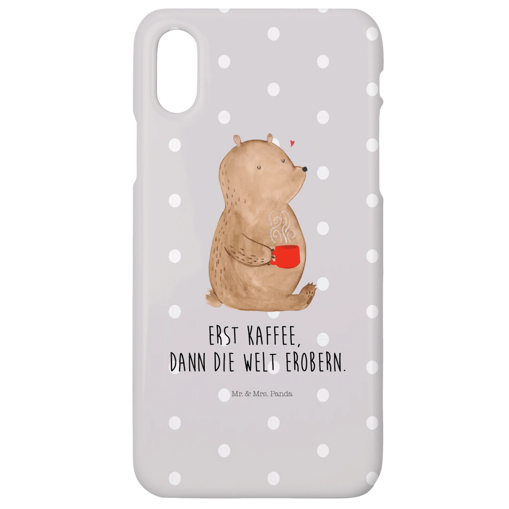 Handyhülle Bär Kaffee Handyhülle, Handycover, Cover, Handy, Hülle, Iphone 10, Iphone X, Bär, Teddy, Teddybär, Kaffee, Coffee, Bären, guten Morgen, Morgenroutine, Welt erobern, Welt retten, Motivation